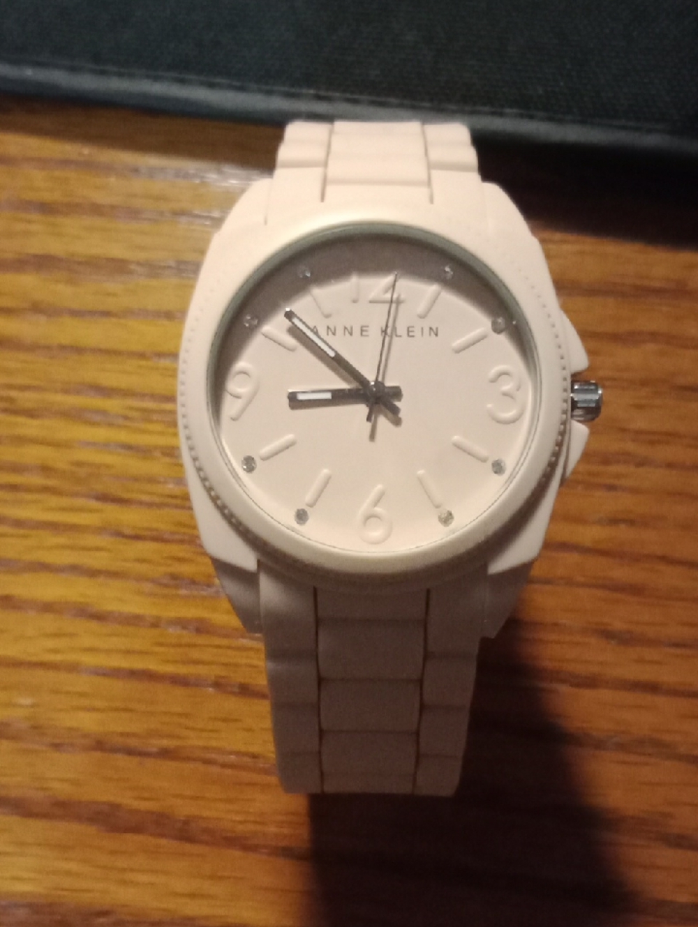 Anne Klein Ivory White Ceramic-Style Women's Watch